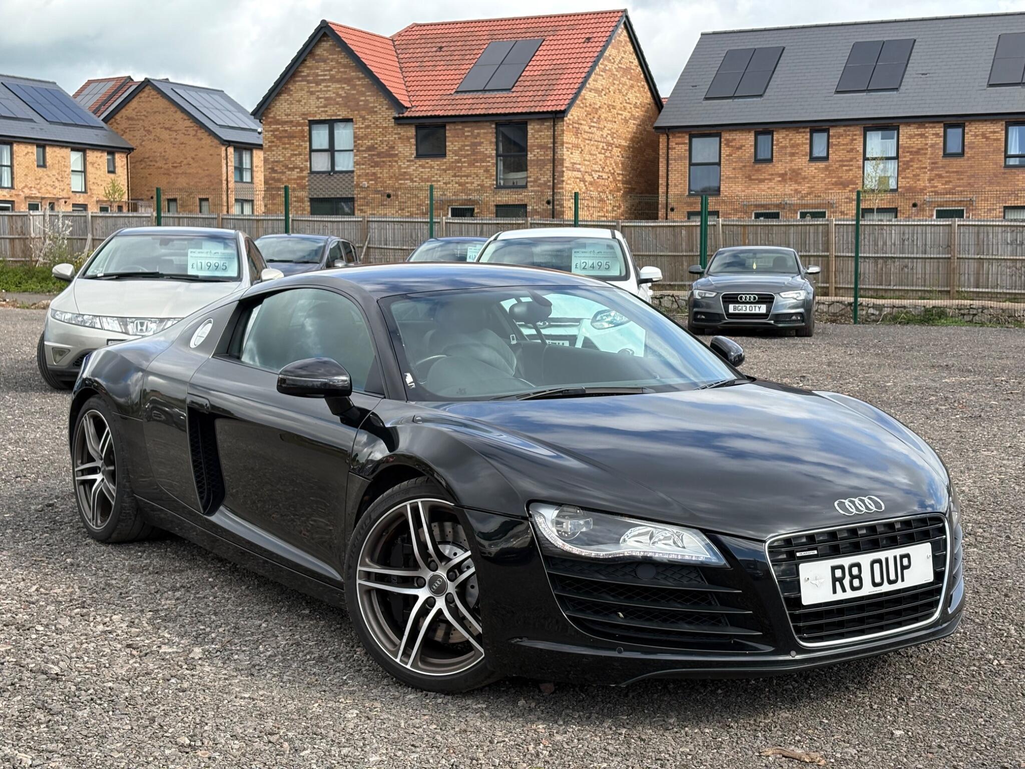 Audi R8 original forecourt stock photo