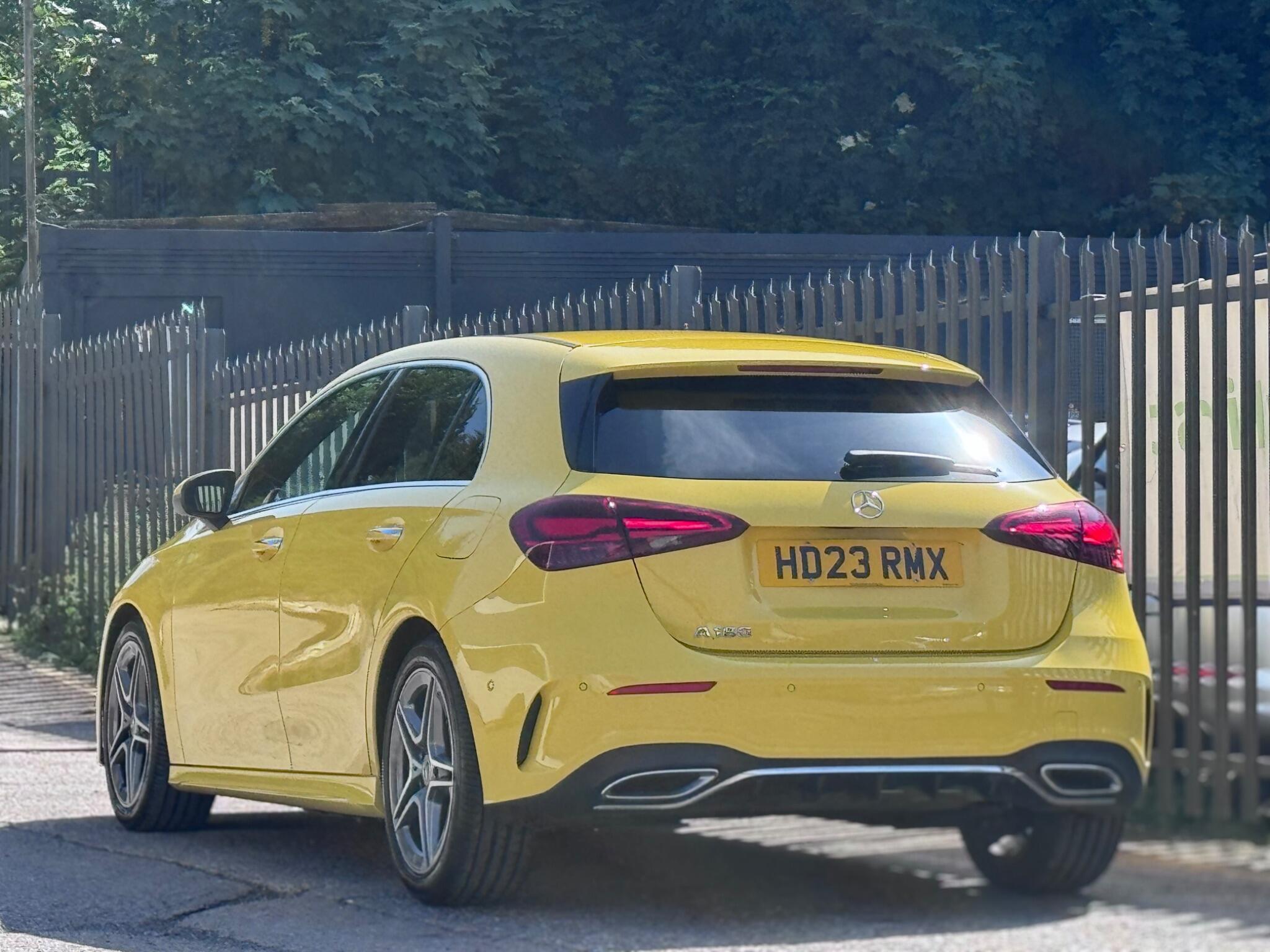 Mercedes-Benz A-Class original bright roadside rear-view photo
